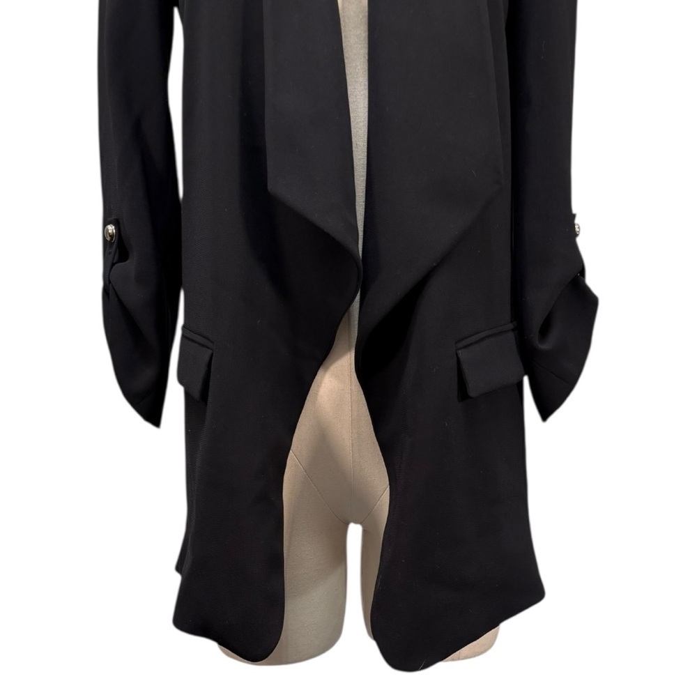 ZARA Draped Slouch Sleeve Blazer Size Small - Picture 6 of 10